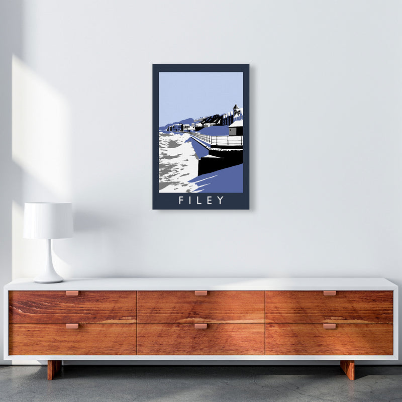 Filey Art Print by Richard O'Neill A2 Canvas