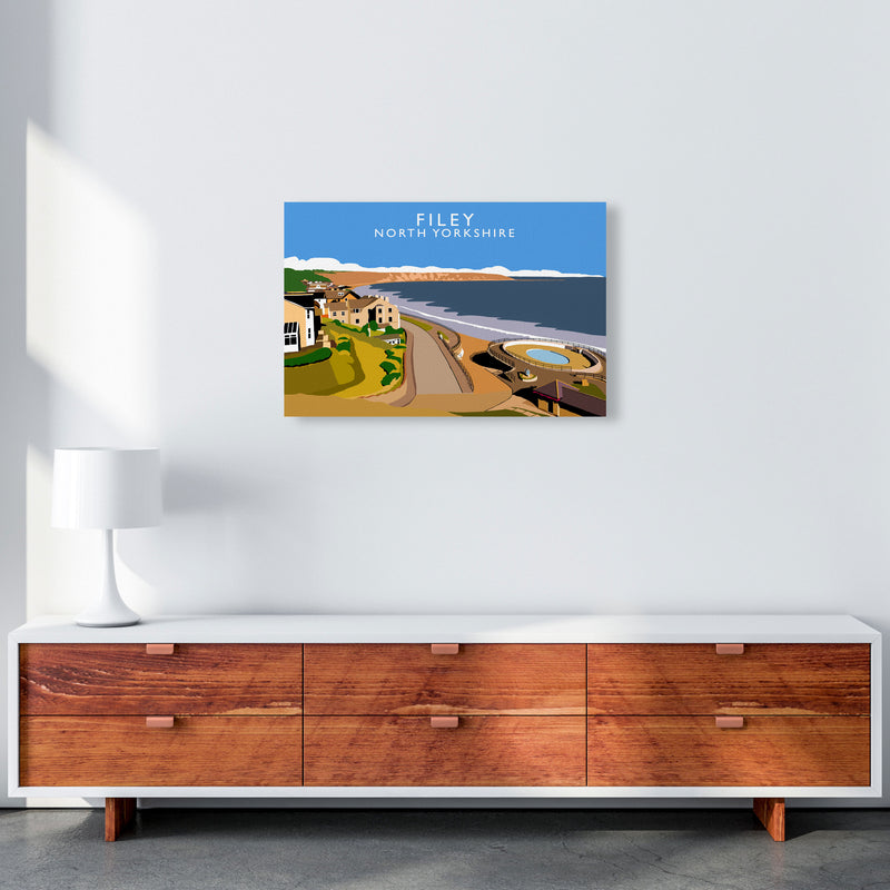 Filey North Yorkshire Art Print by Richard O'Neill A2 Canvas