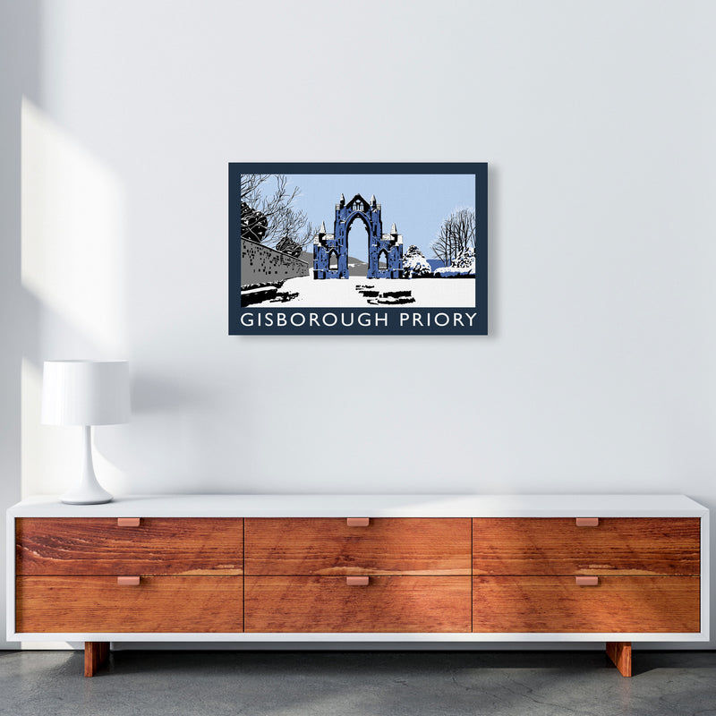 Gisborough Priory In Snow by Richard O'Neill A2 Canvas