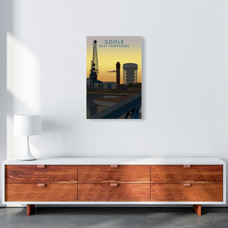 Goole Night Portrait by Richard O'Neill A2 Canvas