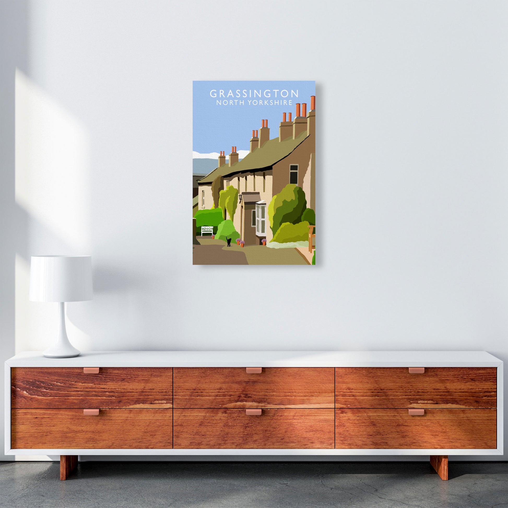Grassington Portrait by Richard O'Neill A2 Canvas