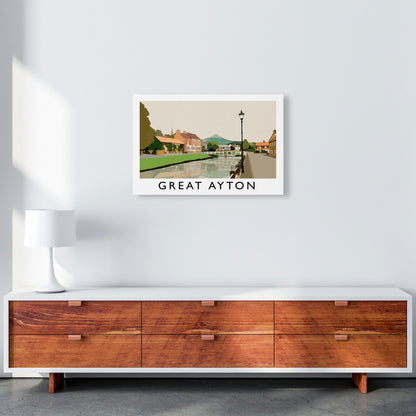 Great Ayton by Richard O'Neill A2 Canvas