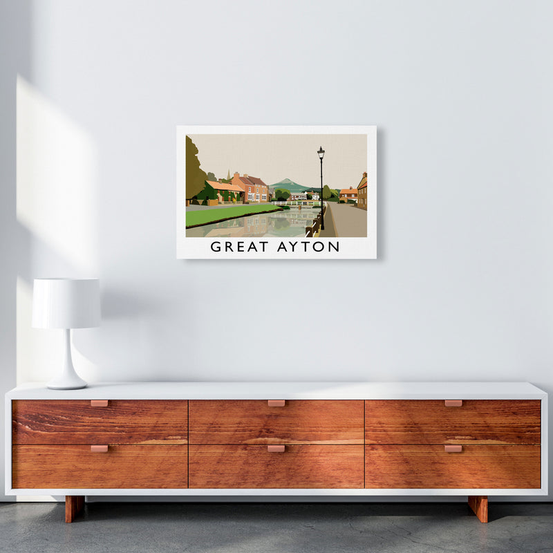 Great Ayton by Richard O'Neill A2 Canvas