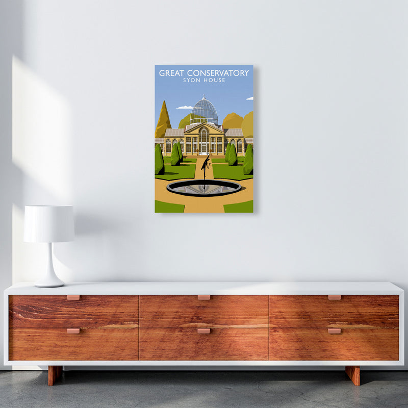 Great Conservatory Syon House Portrait by Richard O'Neill A2 Canvas