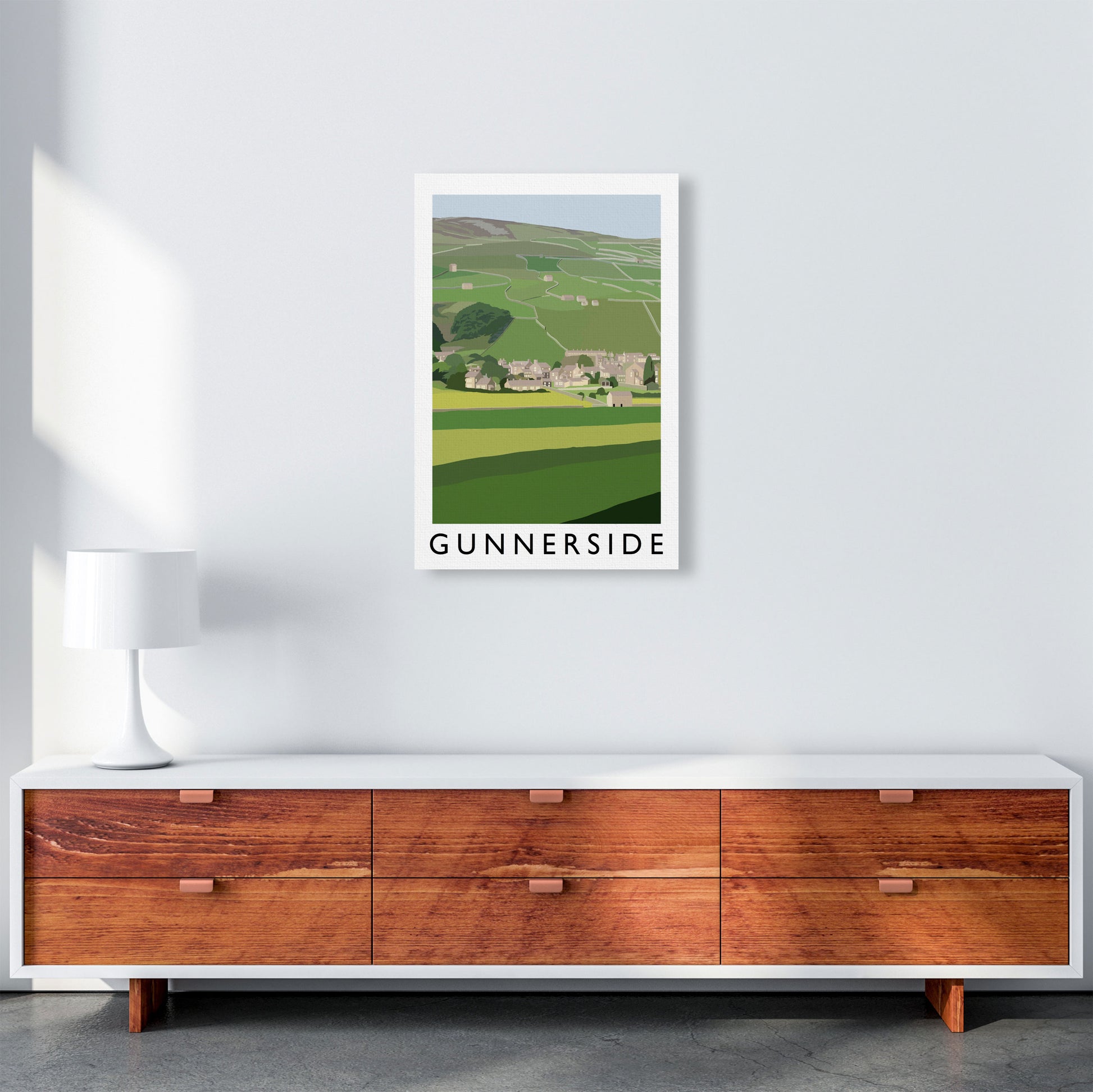 Gunnerside Portrait by Richard O'Neill A2 Canvas