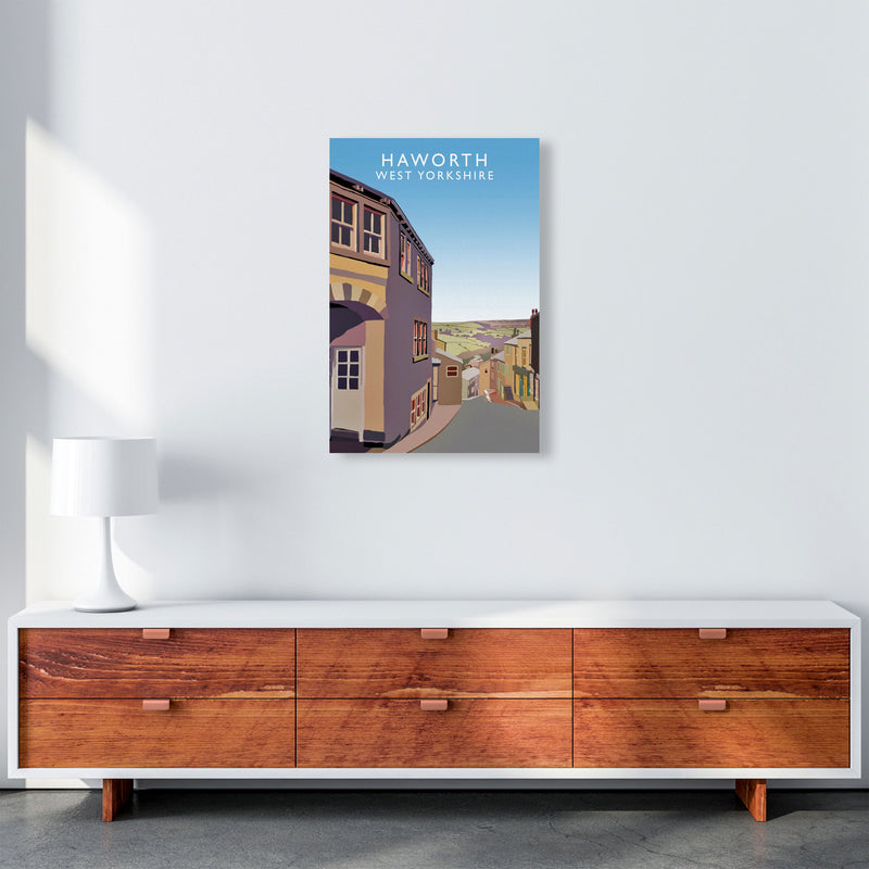 Haworth West Yorkshire Digital Art Print by Richard O'Neill, Framed Wall Art A2 Canvas