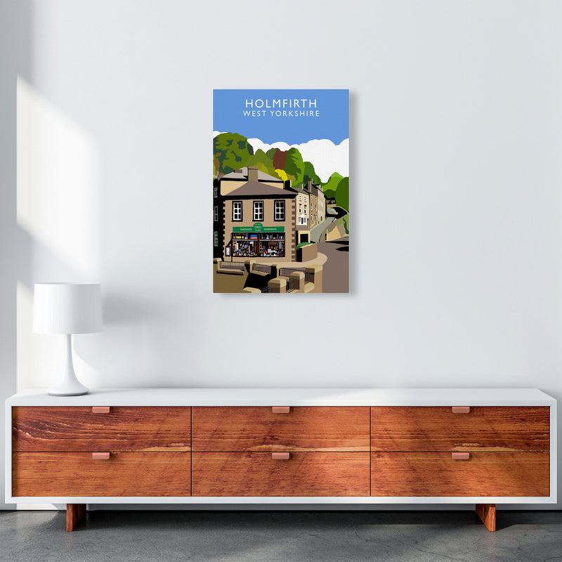 Holmfirth West Yorkshire Travel Art Print by Richard O'Neill A2 Canvas
