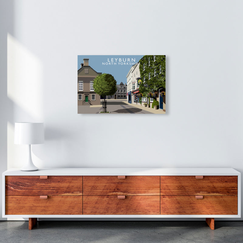 Leyburn North Yorkshire Framed Digital Art Print by Richard O'Neill A2 Canvas