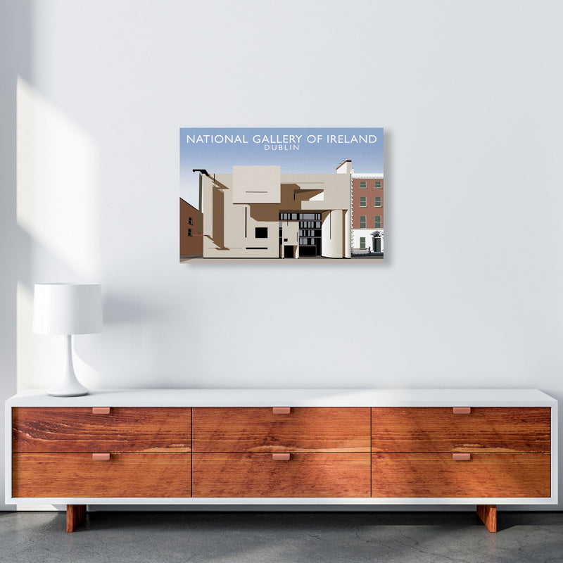 National Gallery of Ireland Travel Art Print by Richard O'Neill A2 Canvas