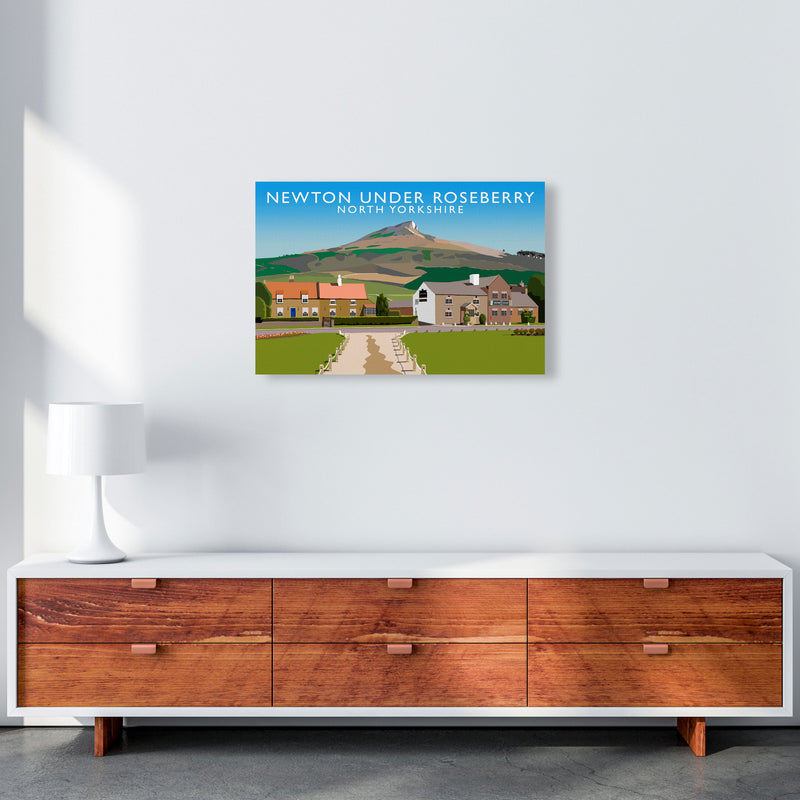 Newton Under Roseberry North Yorkshire Digital Art Print by Richard O'Neill A2 Canvas