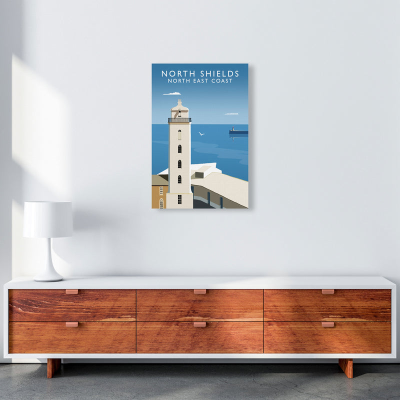 North Shields Portrait by Richard O'Neill A2 Canvas