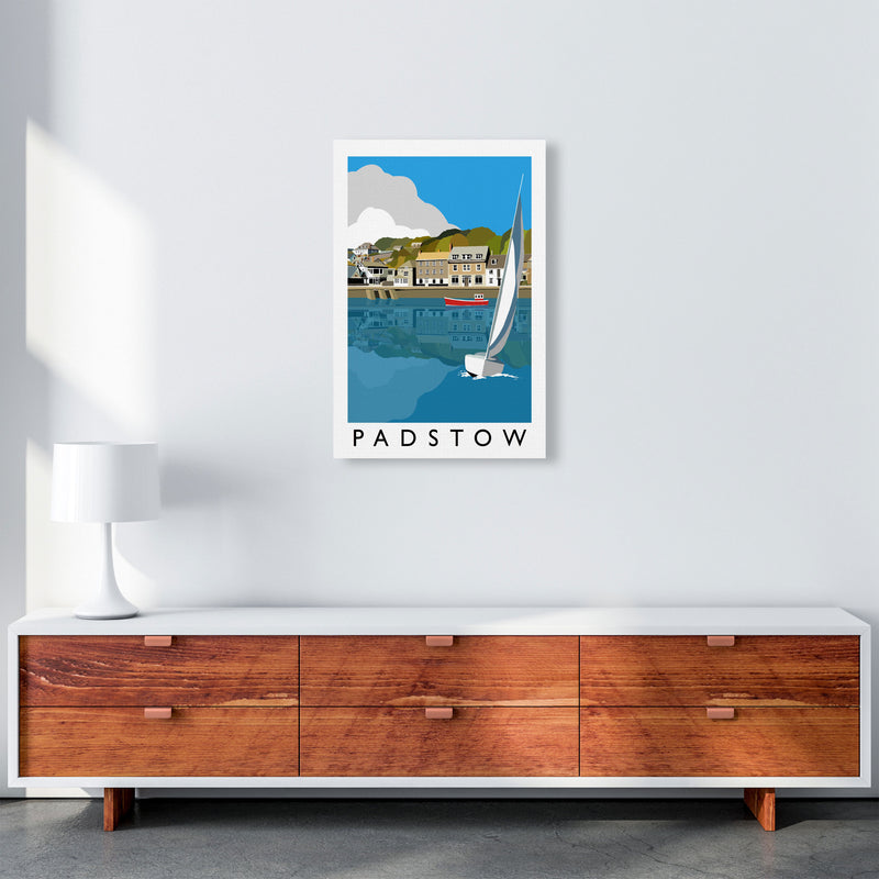 Padstow Framed Digital Art Print by Richard O'Neill, Framed Wall Art A2 Canvas