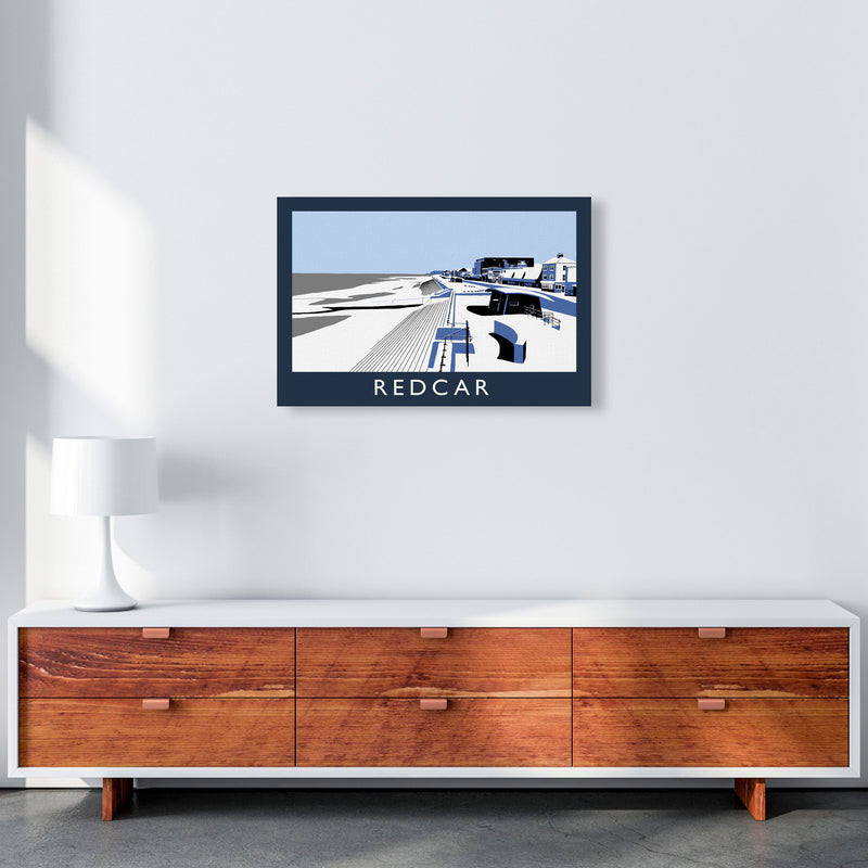 Redcar Framed Digital Art Print by Richard O'Neill, Framed Wall Art A2 Canvas
