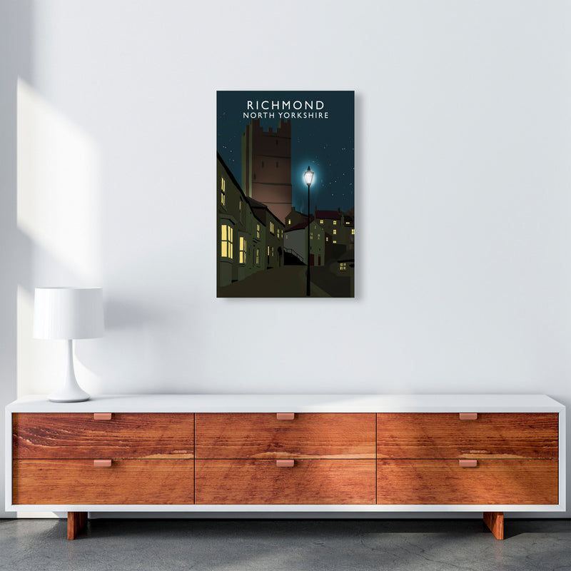 Richmond North Yorkshire Travel Art Print by Richard O'Neill A2 Canvas
