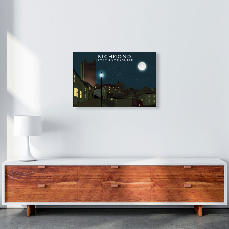 Richmond North Yorkshire Travel Art Print by Richard O'Neill A2 Canvas
