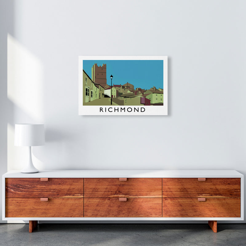 Richmond Travel Art Print by Richard O'Neill, Framed Wall Art A2 Canvas