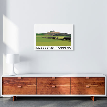 Roseberry Topping Art Print by Richard O'Neill, Framed Wall Art A2 Canvas