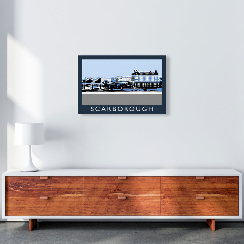 Scarborough Travel Art Print by Richard O'Neill, Framed Wall Art A2 Canvas