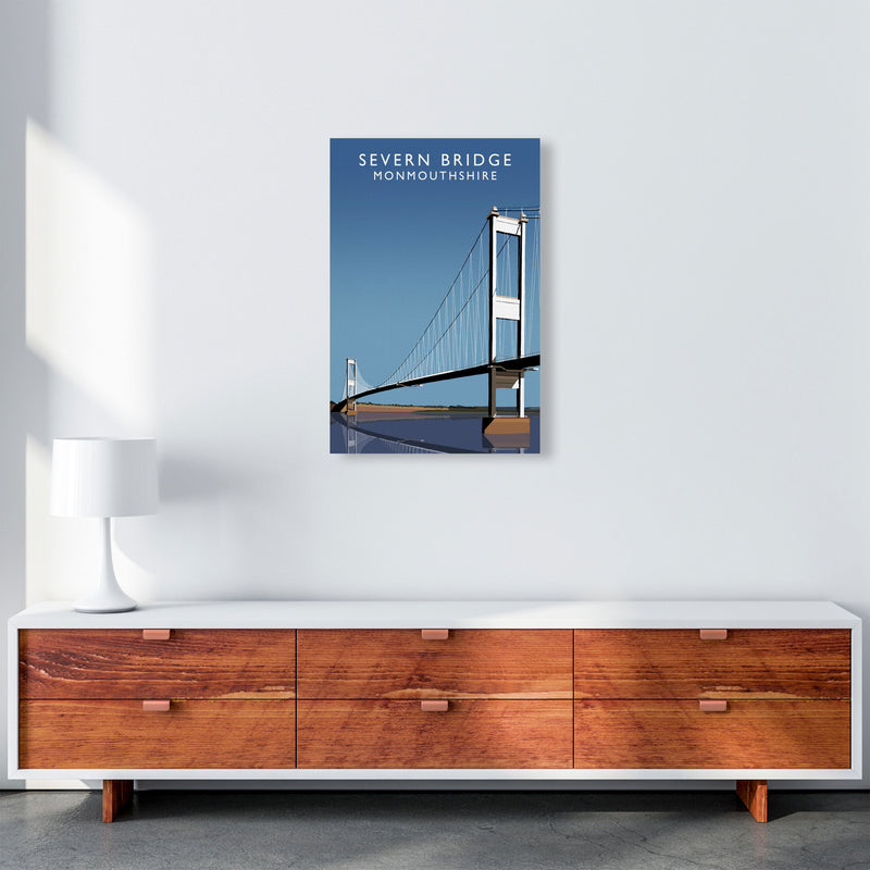 Severn Bridge Monmouthshire Art Print by Richard O'Neill, Framed Wall Art A2 Canvas
