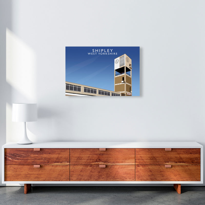 Shipley West Yorkshire Travel Art Print by Richard O'Neill, Framed Wall Art A2 Canvas