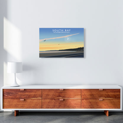 South Bay Scarborough Art Print by Richard O'Neill, Framed Wall Art A2 Canvas