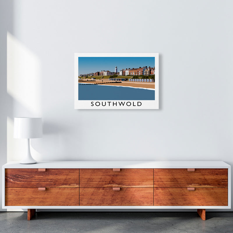 Southwold Framed Digital Art Print by Richard O'Neill A2 Canvas