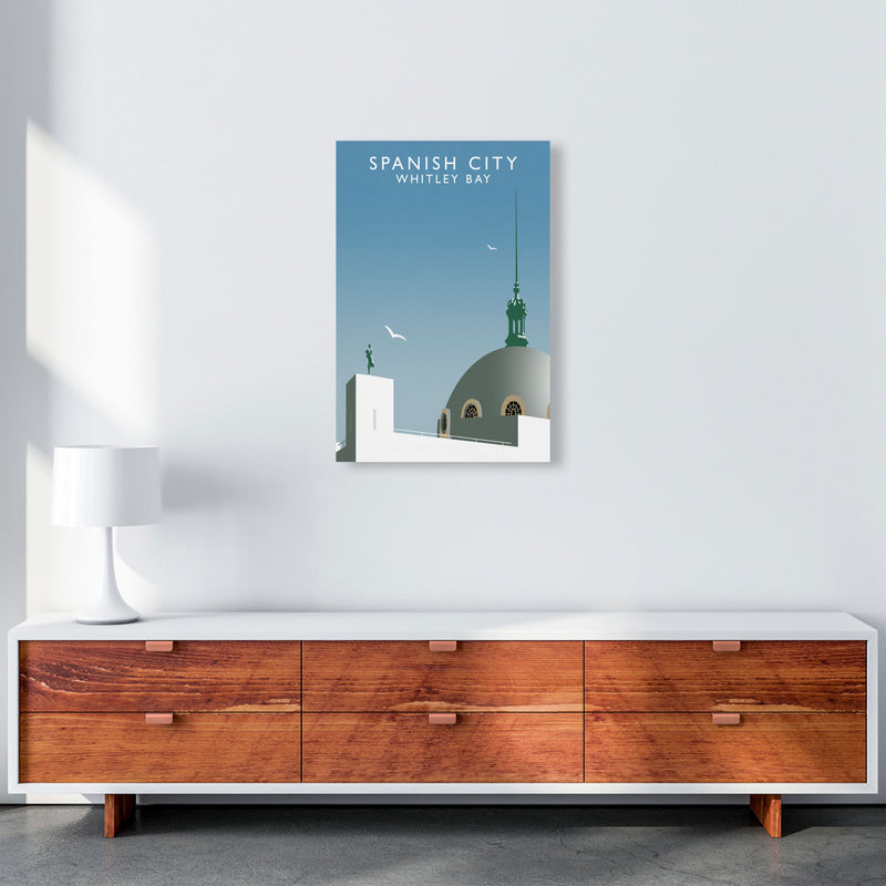 Spanish City Portrait by Richard O'Neill A2 Canvas