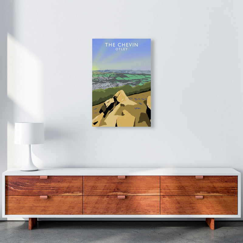 The Chevin Otley Art Print by Richard O'Neill, Framed Wall Art A2 Canvas