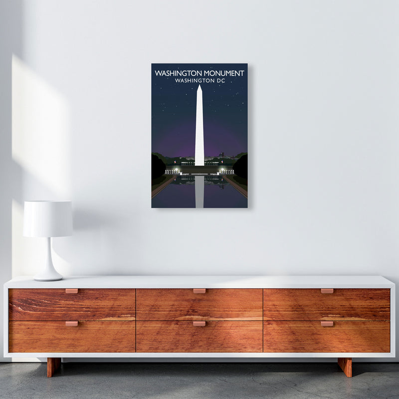 Washington Monument Washington DC Travel Art Print by Richard O'Neill A2 Canvas
