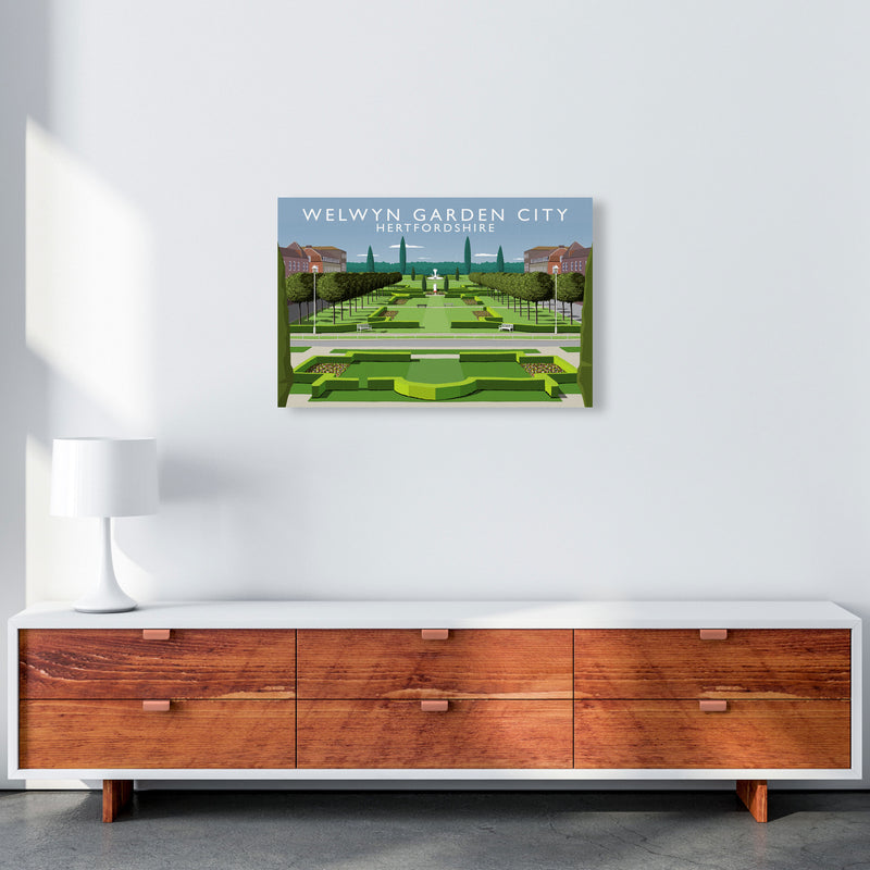 Welwyn Garden City Hertfordshire Travel Art Print by Richard O'Neill A2 Canvas