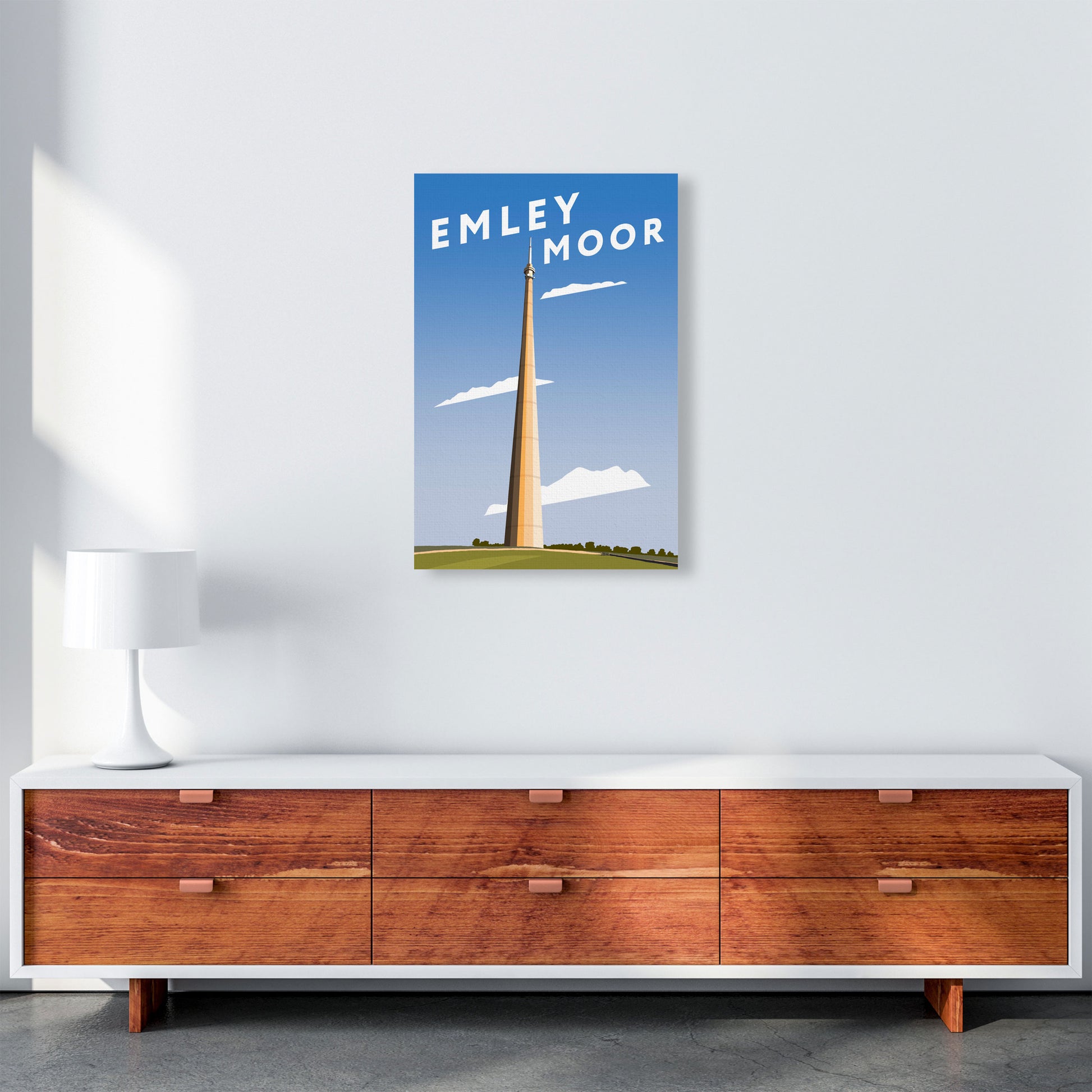 Emley Moor 3 by Richard O'Neill A2 Canvas