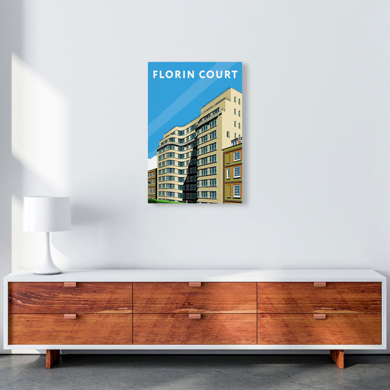 Florian Court Portrait by Richard O'Neill A2 Canvas