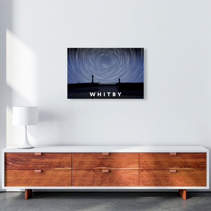 Whitby Digital Art Print by Richard O'Neill, Framed Wall Art A2 Canvas