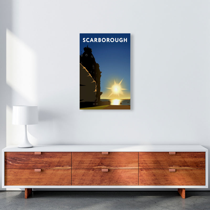 Scarborough Sunrise Portrait by Richard O'Neill A2 Canvas