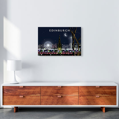 Edinburgh Night by Richard O'Neill A2 Canvas