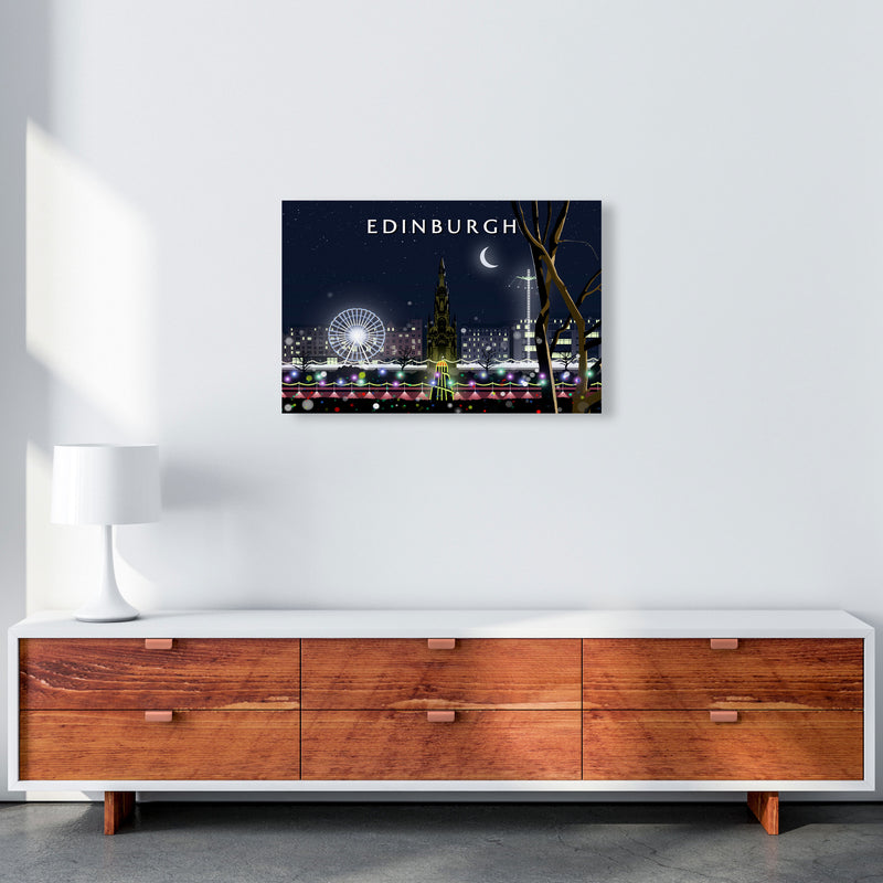 Edinburgh Night by Richard O'Neill A2 Canvas