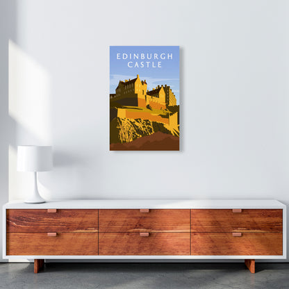 Edinburgh Castle Portrait by Richard O'Neill A2 Canvas