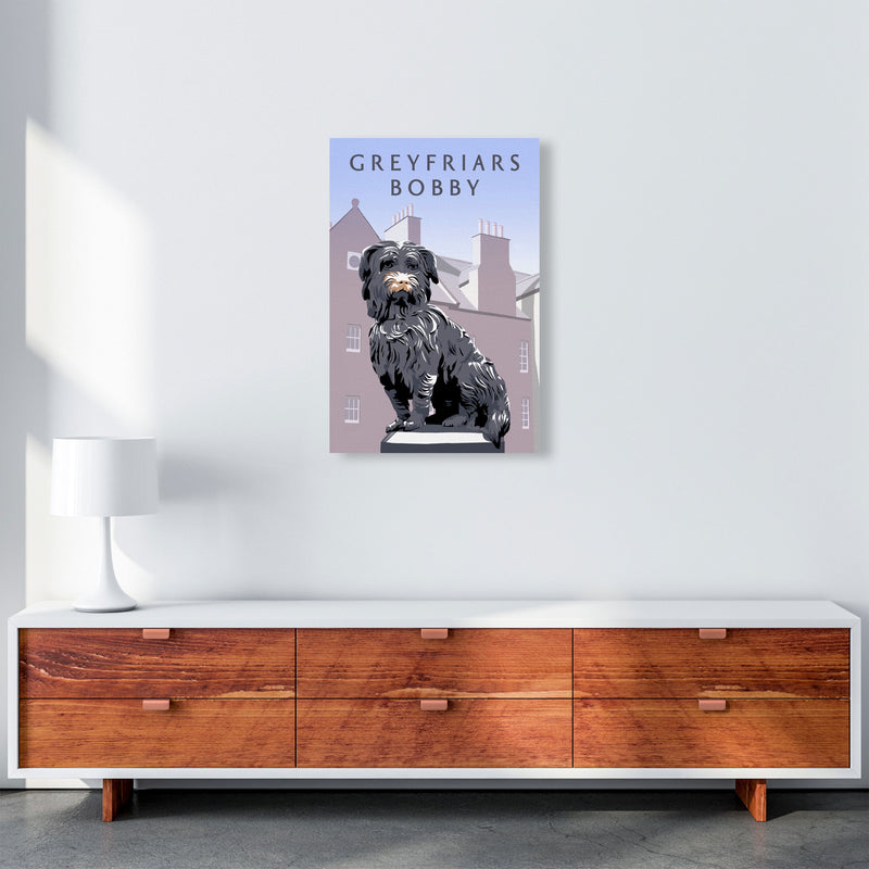 Greyfriars Bobby Portrait by Richard O'Neill A2 Canvas