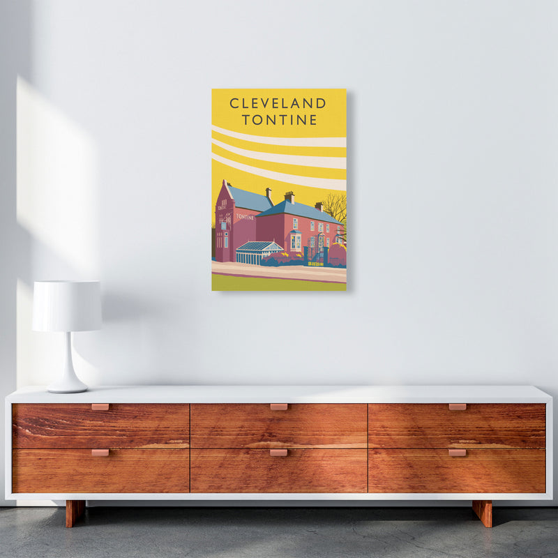 Cleveland Tontine portrait by Richard O'Neill A2 Canvas