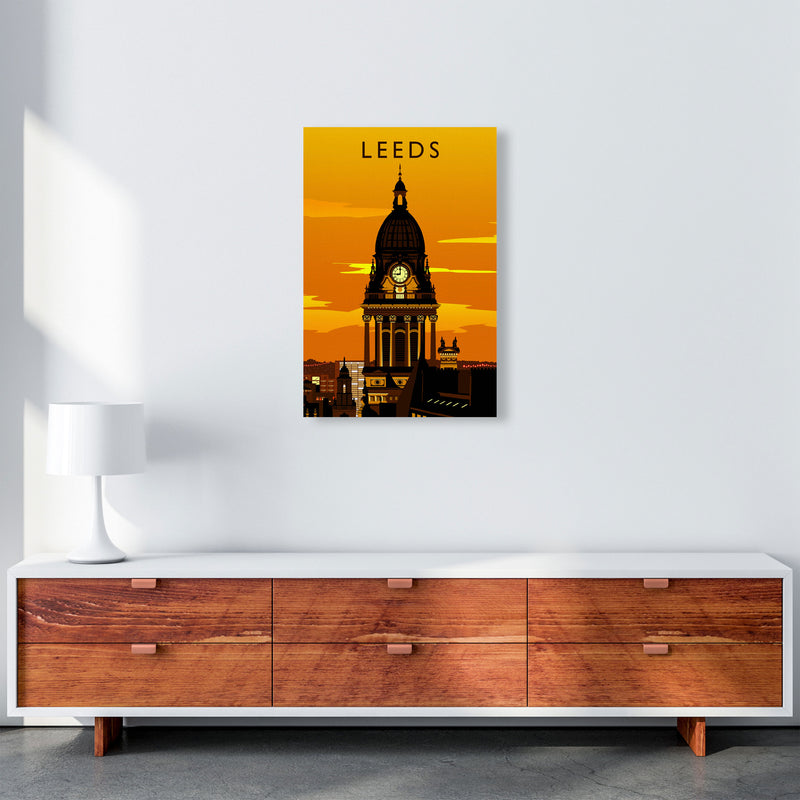 Leeds 2 portrait by Richard O'Neill A2 Canvas