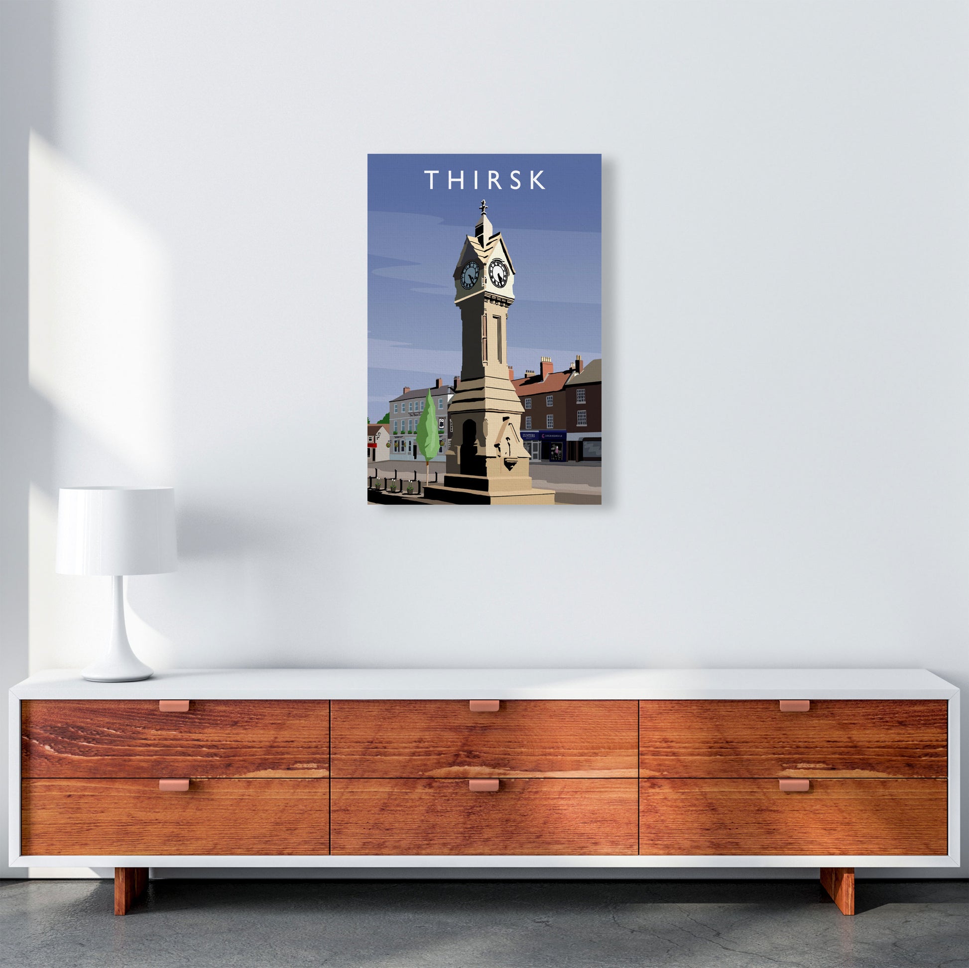Thirsk 2 portrait by Richard O'Neill A2 Canvas
