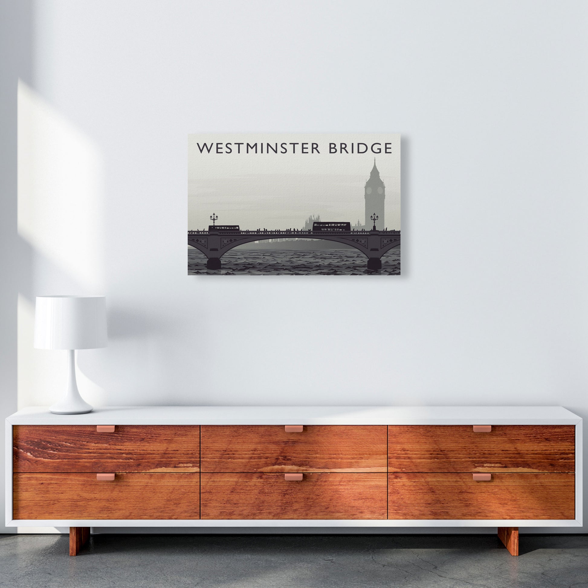 Westminster Bridge by Richard O'Neill A2 Canvas