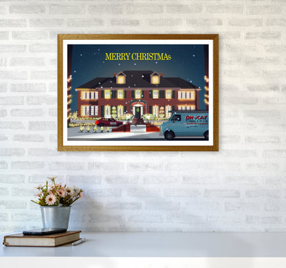 Home Alone Art Print by Richard O'Neill A2 Print Only