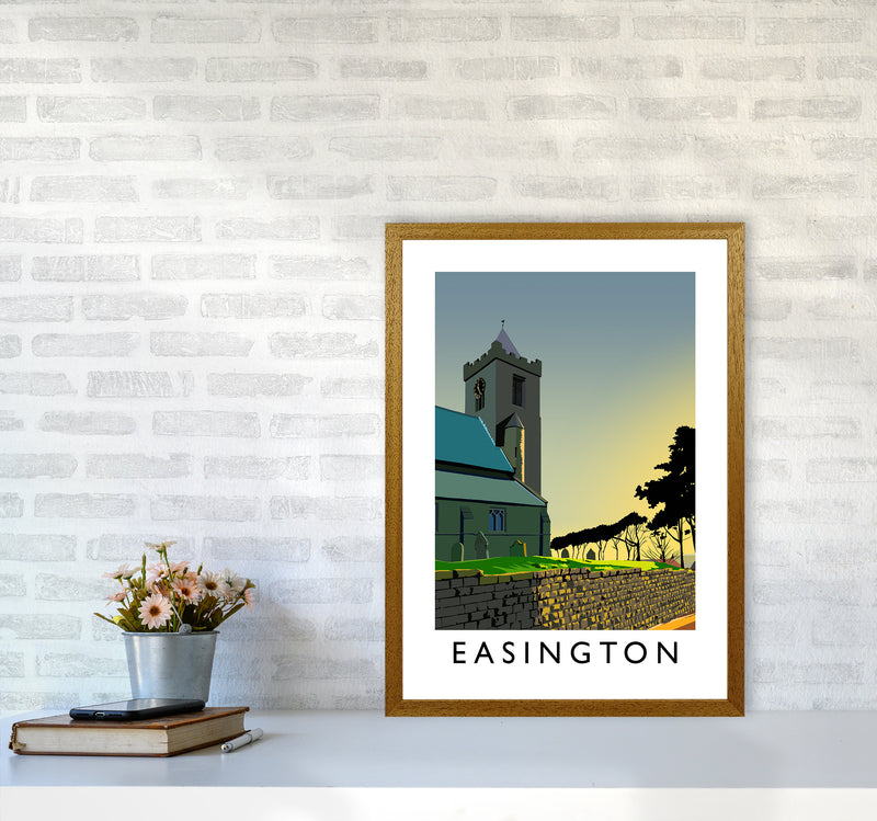 Easington Portrait Art Print by Richard O'Neill A2 Print Only