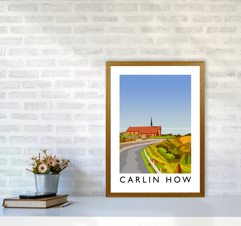 Carlin How Portrait Art Print by Richard O'Neill A2 Print Only