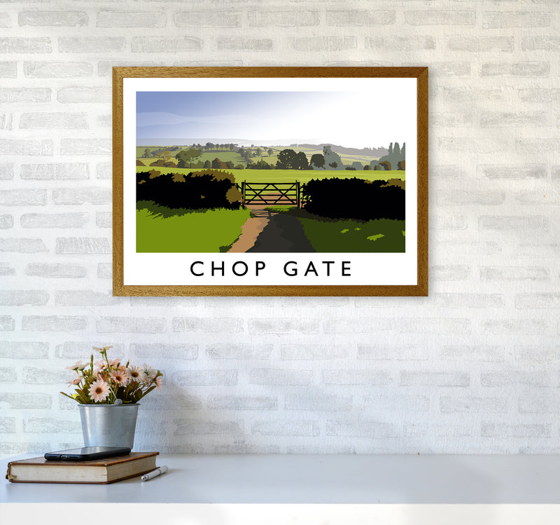 Chop Gate Travel Art Print by Richard O'Neill A2 Print Only