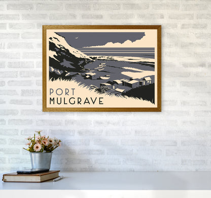 Port Mulgrave Travel Art Print by Richard O'Neill A2 Print Only