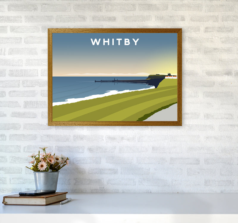 Whitby 5 Travel Art Print by Richard O'Neill A2 Print Only