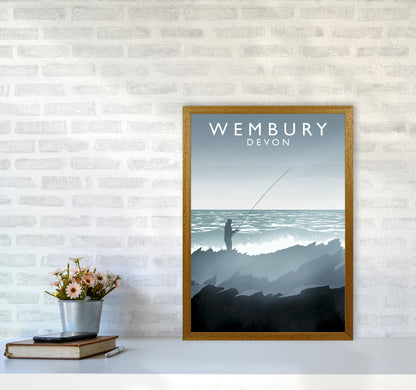 Wembury portrait Travel Art Print by Richard O'Neill A2 Print Only