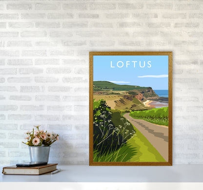 Loftus portrait Travel Art Print by Richard O'Neill A2 Print Only